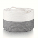 Suur tekikorv Kootud korvid tekkide jaoks Pleedid M&auml;nguasjakorv Pesukorvid Hoiukorv r&auml;tikute, m&auml;hkmete ja pesukorvide jaoks Riiulkorvid hall