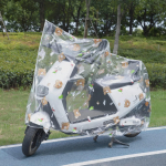 PEVA Elektriauto Vihmakate: Universaalne veekindel ja tolmukindel kate Yadi Xiaodao ja akutoitel autodele Small 180*120cm