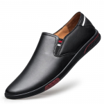 Talvised meeste kingad Kerged pehmest nahast meeste kingad Mokassiinid Slip-on Mugavad Mokassiinid Lamedad Vabaajajalatsid Meeste pidulikud kingad Luksuslikud kingad 44 must