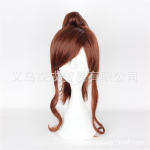 Kvaliteetne Sailor Jupiter Cosplay Parukas Pikk Punakaspruun Pats Tukk Kuumakindel S&uuml;nteetiline Juuksed Anime Parukad + Parukakate One Size