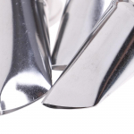 5 tk roosi kroonleht metallist kreemjas n&auml;pun&auml;iteid kookide kaunistamiseks glasuuriga torude otsikud