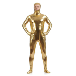 Meeste t&auml;ieliku kattega avatud n&auml;oga kummist Zentai &uuml;likond lavaliseks esinemiseks Child S kuld