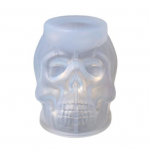 Halloweeni 3D pealuu vaiguvorm isetegemine k&auml;sit&ouml;&ouml; epoksiidsavist k&uuml;&uuml;nla vaha vaiguvalu silikoonist armi pealuu kaunistus silikoonvorm S