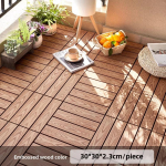 V&auml;litingimustes veekindel korrosioonivastane terrassilaudis: Paks, vastupidav aia- ja r&otilde;dukomposiitp&otilde;randakate. 3D Embossed Wood
