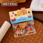 3 tk Armas multika kapibara prossikomplekt Armsad loomad m&auml;rk Riided Kott Ehted N&otilde;el M&auml;rgid Dekoratsioon Ehteaksessuaarid