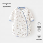 Imiku temperatuurikontrolliga magamiskott - Tepitud hooajaline kick-proof U-kujuline lukuga pidžaama vasts&uuml;ndinutele S (0-1 year)