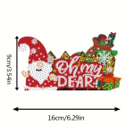 1 komplekt elutoa j&otilde;ulukaunistus - DIY teemantmaaliga seisvad j&otilde;ulupuud teemanttikandiga - k&auml;sitsi valmistatud toode, mis n&otilde;uab ise puurimist