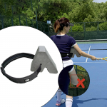 Tennisetreeningu abivahend Kolmnurkne k&uuml;&uuml;narnuki stabilisaator Kaasaskantav h&auml;davajalik tarvik &uuml;ksi treenivale algajale