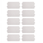 10 t&uuml;kki Mikrolaineahju vilgukivi leht Elektriohutuskilp L&otilde;igatavad vilgukivi lehed Vilgukivi plaat mikrolaineahju kaitsmiseks