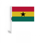 Drapeau - Ghana - 10 t&uuml;kki - 14 x 21 cm - pol&uuml;ester - matt ja plastist - v&auml;limine