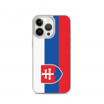 Coque iPhone &ndash; Slovaquie &ndash; Drapeau &ndash; Souple &ndash; Mitmev&auml;rviline &ndash; &Uuml;hilduv iPhone 13 Pro