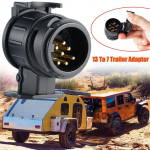 13 kontaktiga 7 kontaktiga pukseerimisadapteri haagise veoauto haakekonksu auto pistiku adapter 12 V veekindel elektripistiku muunduri pistik CN