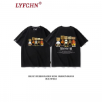 Suvemood Heavyweight Retro Meeste Inglise Kirjad 100% Puuvillane Prinditud &Uuml;markaelus Kvaliteetne Casual Fitness Street T-s&auml;rk M must