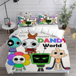 Dandy's World Voodikomplektid Voodikate Tekk Voodikate Padjap&uuml;&uuml;r 2-3-osalised komplektid Laste T&auml;iskasvanute Magamistoa Sisustus AU Single 140x210cm