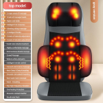 Kodu/Auto Seljavalu Leevendav S&otilde;tkumis-Vibratsioonimassaaži Istmepadi Shiatsu Kaela- ja Seljamassaažiseade Kogu Keha Massaažitooli Padi EU Plug