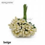 24tk/partii mooruspuu tolmukate kunstlilled tolmukate/ise-tee-emakast &otilde;iepeade jaoks pulmapeo scrapbooking k&auml;sit&ouml;&ouml;kaunistuseks