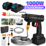30 baari juhtmevaba elektriline k&otilde;rgsurvepesur 15000 mAh laetav auto pesemise pihustusp&uuml;stol veep&uuml;stol 18 V akule 1*5 batteries