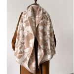 Luksuslik kaubam&auml;rk Cashmere Naiste lilleline sall Talvine soe sall ja m&auml;his Bandana Pashmina Naine Foulard Square Paks tekk Pont&scaron;o