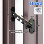 Reguleeritav aknaluku lapse turvaluku kork Kukkumist takistav lukupiiraja hooldus beebi lastekaitse aknapiiraja jaoks