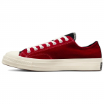 Beyond Retro x Converse Chuck 70 Low V&auml;rviplokk - Sametist Unisex Tossud Punane Must Egrett A03267C 37.5