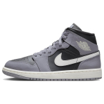 Air Jordan 1 Mid Cement Grey Naiste tossud Sail Anthracite BQ6472-022 36.5