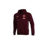 Adidas Manchester United Jalgpall Spordihoodie Pikkade varrukatega Pullover Meeste Topid Veinipunane GK9432 L