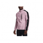 Under Armour Out The Storm Kerge kootud jooksuga kapuutsiga jope Meeste jope Roosa 1361502-698 XL