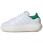 adidas Stan Smith Platvorm Valge Roheline Naiste Tennised Pilvevalge Helebeež ID2786 38