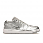 Air Jordan 1 Low SE Metallik H&otilde;bedased Naiste Tossud Photon-Dust Wolf-Grey FN5030-001 36.5