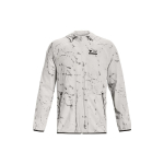 Under Armour Project Rock Unstoppable Logotr&uuml;kiga Jakk Meeste Jakk Savi-Valge 1380112-114 L