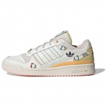 Disney x adidas Forum Low CL Huey Dewey ja Louie Unisex tossud Valge Pilvevalge L&auml;bipaistev-pruun JR5457 47⅓