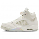 Air Jordan 5 Retro Madu Aasta Naiste Tossud Kreemjas Hele Luu Must HF3183-001 36.5
