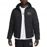 Nike Air Mugav Vabaaja Kapuutsiga Jakk Meeste Jakid Must Valge HM0198-011 L