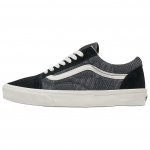 Vans Old Skool Ruuduline Denim - Must Unisex Tossud Denim-Ruut-Must VN000CT8CJK 39
