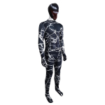 Kost&uuml;&uuml;m Venom Cosplay Jumpsuit-disainiga rollim&auml;ngupidustusteks Ja Overall Suit,170cm gray