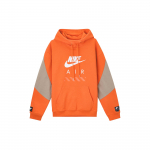 Nike Mugav Sportlik Mitmek&uuml;lgne V&auml;rviplokk Kirjadega Huppar Meeste pealisr&otilde;ivad Oranž HJ0274-819 L