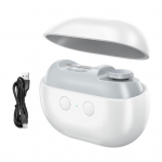 Automaatne Elektriline K&uuml;&uuml;nel&otilde;ikur 2-in-1 Beebi K&uuml;&uuml;netrimmer LED-valgusega Lastele T&auml;iskasvanutele Eakatele Manik&uuml;&uuml;riviil S&otilde;rmek&uuml;&uuml;nte L&otilde;ikur Poleerija Lihvija valge