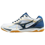 Mizuno Wave Rider 25 Mugavad Hingavad P&otilde;rutust Summutavad Libisemiskindlad Vastupidavad Madalad Treeningjalatsid Unisex toss Valge Sinine V1GA173025 45