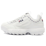 FILA Disruptor 2 Kangas S&uuml;nteetiline Nahk Mugav Mood Madala S&auml;&auml;rega Isa Tossud Unisex tossud Valge 1FM00865_100 42.5
