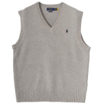 Polo Ralph Lauren &Uuml;hev&auml;rviline logoga tikitud V-kaelusega varrukateta vest L&otilde;tv l&otilde;ige Meeste pealisr&otilde;ivad Hall MNPOSWE1CM20095-020 L