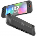 Coque Compatible avec Nintendo Switch 2 - Silicone Transparent Protection Anti Rayure Anti Choc Phonillico&reg;