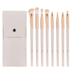 MSQ Laugude pintslite komplekt Laugudele m&otilde;eldud Silmameigi Nailon Kosmeetika Meigipintslid Glamuursete Silmade jaoks 8, Otsad, Pintslid, Pintslid, &Uuml;lipehme, kreemikas