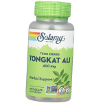Tongkat Ali, Eurycoma, Tongkat Ali 400, Solaray 60 kapslit (08411003) 60vcaps