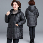 Ema Talve Daunpuuvillane Jakk Mantel Paks Soe Vanaema Lumiriietus Parkad XXXXXL must
