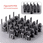 MOC Keskaja lotr Figuurid Ork S&otilde;durid R&ouml;&ouml;vel Vargr Hunt Elevant Ratsu R&uuml;&uuml;tlid Ehitusklotsid Klotsid M&auml;nguasjad lastele kingitused