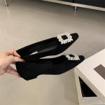 Uued Naiste Vabaaja Kontsad Ruudukujulise Ninaga Seksikad Pumbad Massiivsed Sandaalid Korvpalli Platvorm Burgundia Rihmad Viimased Retro Kleidi T&ouml;&ouml;kingad 40 veinipunane v&auml;rv