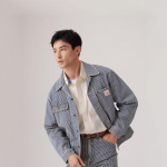 Levi's meeste A4820 triibuline lai teksajakk M