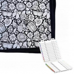 Isetehtav V&auml;rvimispleed V&auml;rvi Ise Pleed Isetehtav V&auml;rvimine 24 Markeri abil Kohandatav Pestav Viskepleed Kodu Dekoratsiooniks Peo Kunstiprojekt G