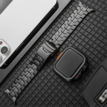 Luksuslik titaanist k&auml;ev&otilde;ru + korpus Apple Watch Ultra jaoks Rihm 44mm 45mm 46 49MM Titaanist &uuml;hendusosa IWatch Series 10 9 8 7 6 5 4 jaoks 49mm ultra 1 2 gray