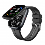 Rainbuvvy D12 TWS 2-in-1 nutikell k&otilde;nedega 2,01-tolline TFT t&auml;ielik puuteekraan 240x296 Bluetooth-k&otilde;ne k&otilde;rvaklapid 230mAh Android nutikell silicone strap must
